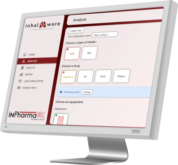 Inhalware Innovative Software for Impactors and Impingers Inpharmatec